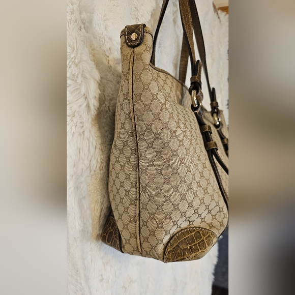 Celine Beige and Brown Patterned Tote - Picture 7 of 16